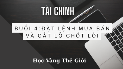 Buổi 4: Đặt Lệnh Mua Bán Và Cắt Lỗ Chốt Lời